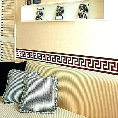 Versachi Border stencil used for Wall & furniture decoration Reusable Stencil For Canvas And Wall Painting.ID #303