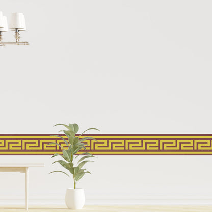 Versachi Border stencil used for Wall & furniture decoration Reusable Stencil For Canvas And Wall Painting.ID #303