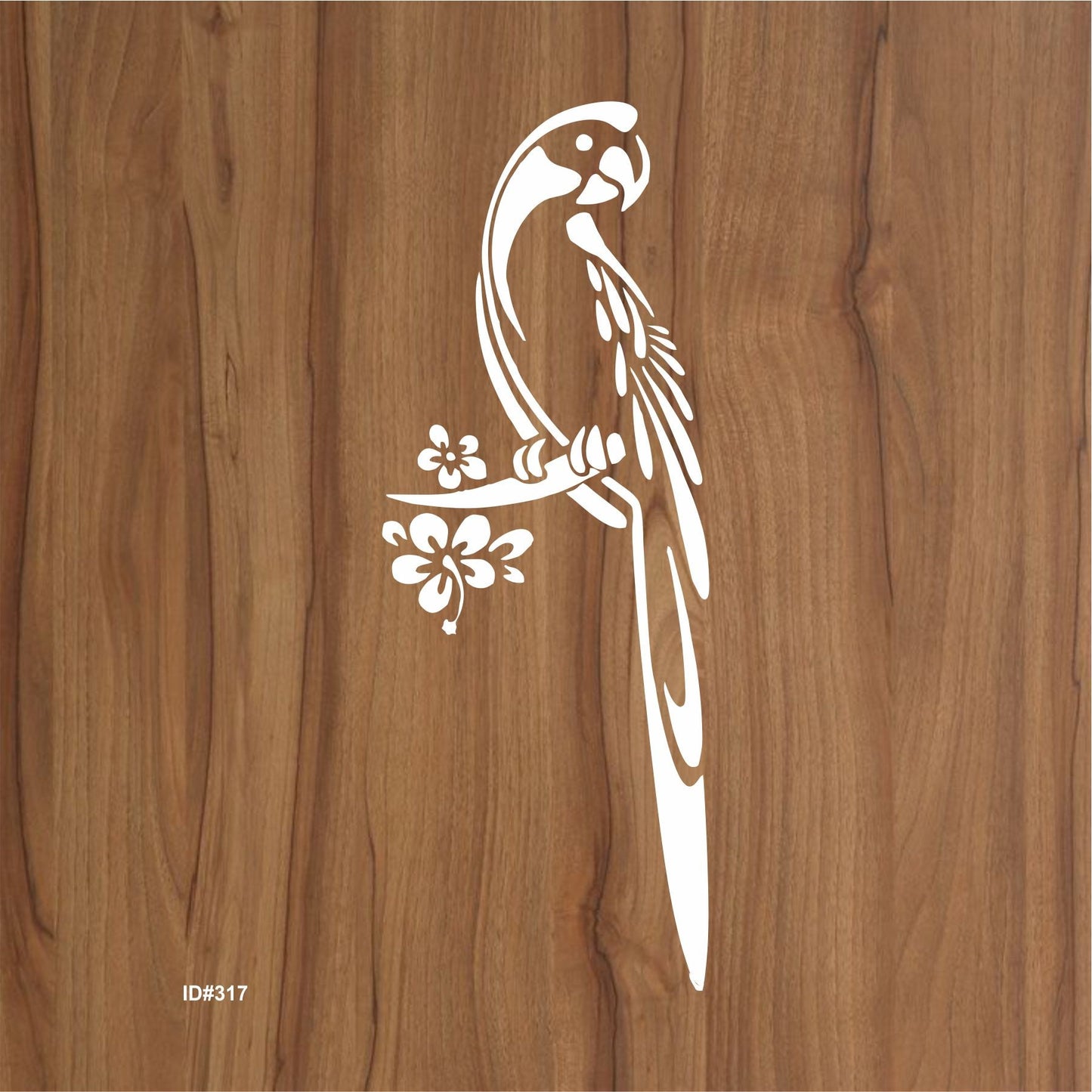 parrot Stencil Reusable Stencil For Canvas And Wall Painting.ID# 317