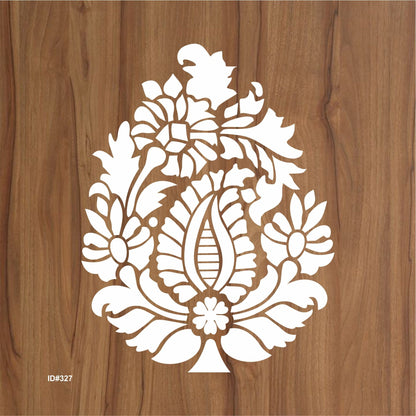 Pear Paisley Damask stencil Reusable Stencil For Canvas And Wall Painting. ID #327