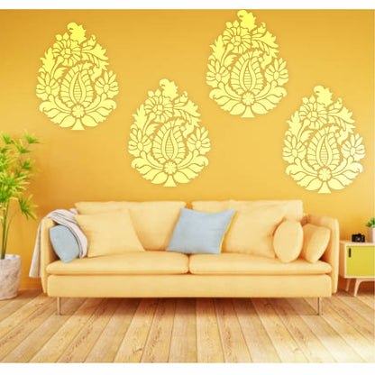 Pear Paisley Damask stencil Reusable Stencil For Canvas And Wall Painting. ID #327