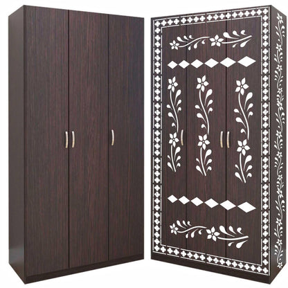 Indian Inlay (furniture and fabric) Reusable Stencil For Canvas And Wall Painting.ID#340