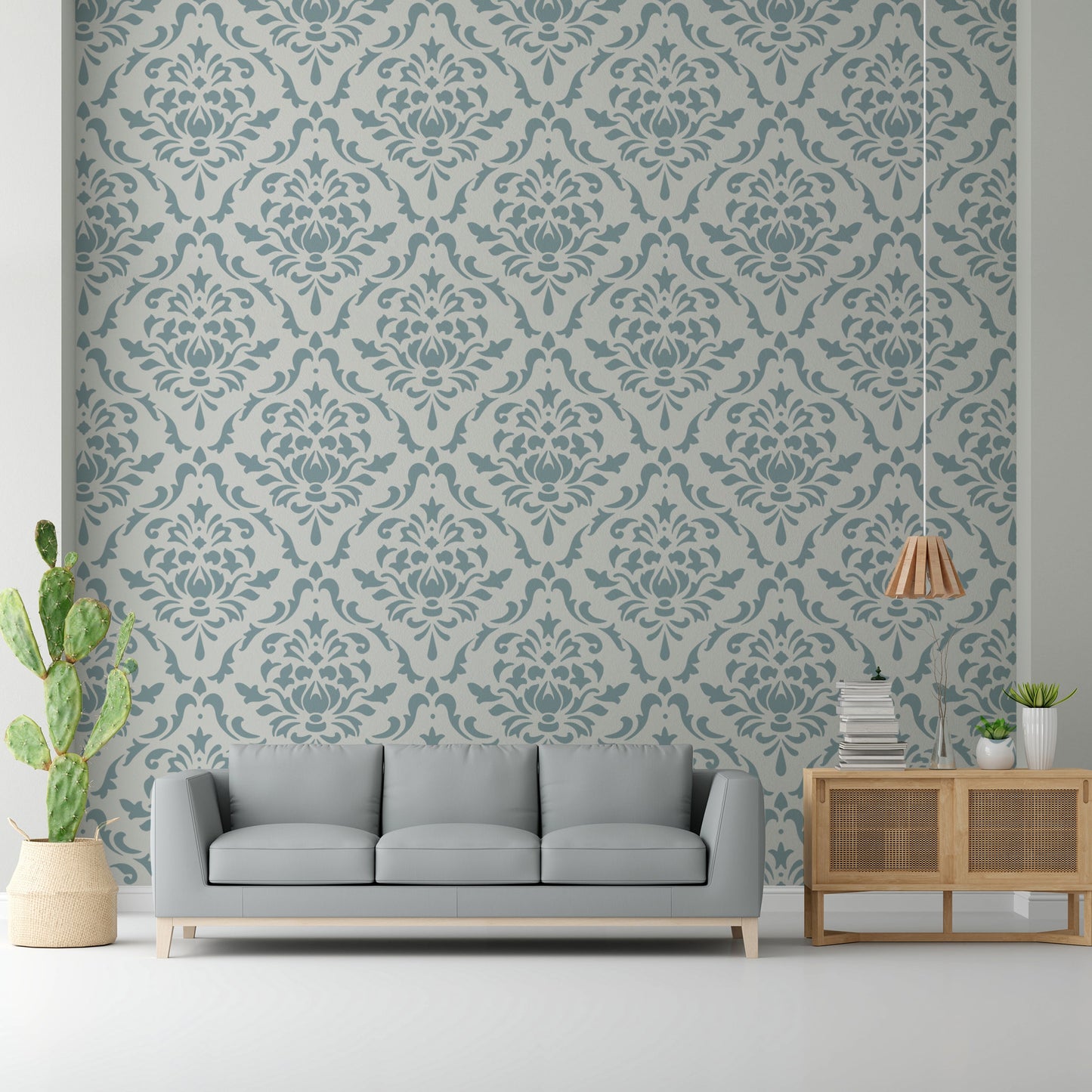 Marcella Damask Layering Stencil Wall Painting Scrapbook Coloring Embossing Album Decorative Template. ID #390