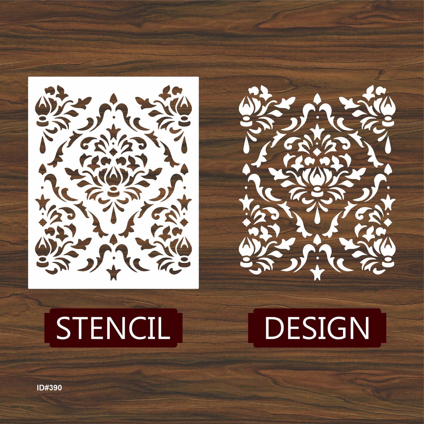 Marcella Damask Layering Stencil Wall Painting Scrapbook Coloring Embossing Album Decorative Template. ID #390