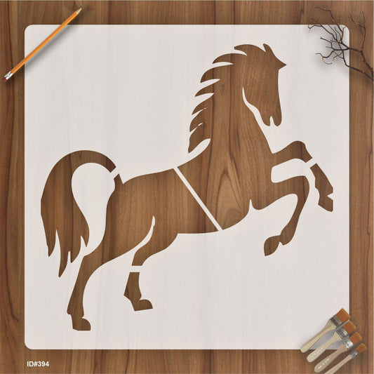 Horse Reusable Stencil For Canvas And Wall Painting.ID #394