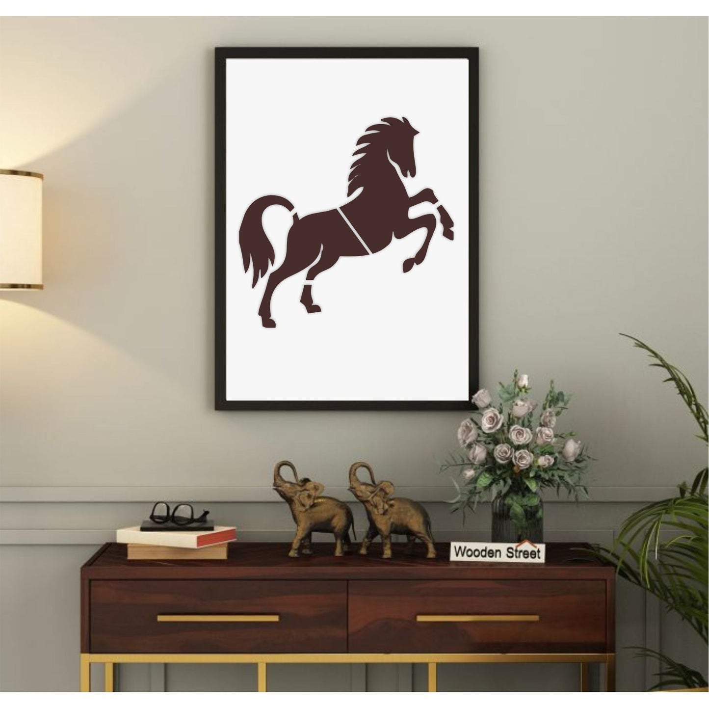 Horse Reusable Stencil For Canvas And Wall Painting.ID #394