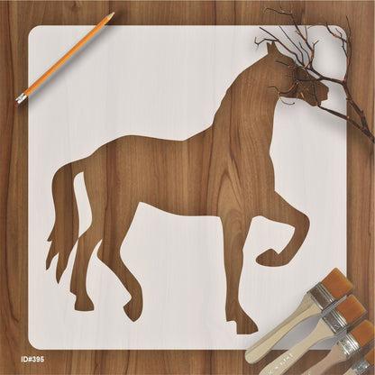 Horse Reusable Stencil For Canvas And Wall Painting.ID #395