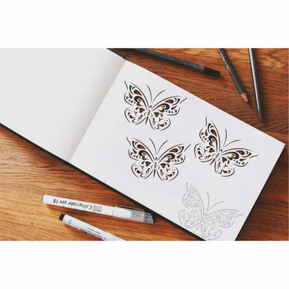 Butterfly Reusable Stencil for Canvas and wall painting.ID# 428