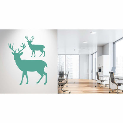 Deer Reusable Stencil for Canvas and wall painting.ID# 430