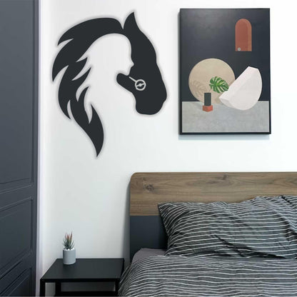 Horse & Girl Reusable Stencil for Canvas and wall painting.ID# 439
