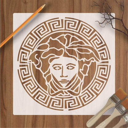 Versace Reusable Stencil For Canvas And Wall Painting.ID# 445