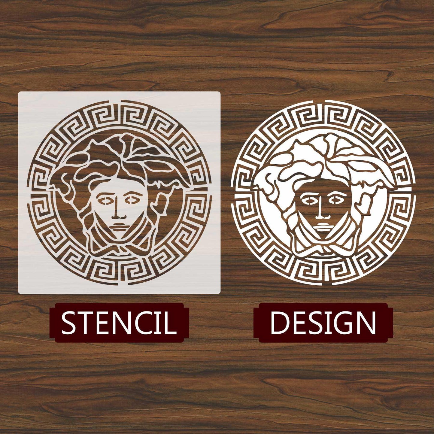 Versace Reusable Stencil For Canvas And Wall Painting.ID# 445