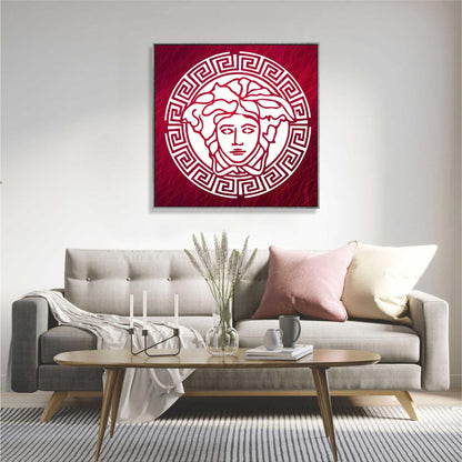 Versace Reusable Stencil For Canvas And Wall Painting.ID# 445