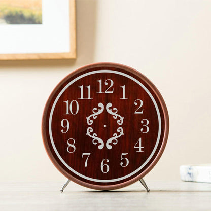 Clock Reusable Stencil For Canvas And Wall Painting