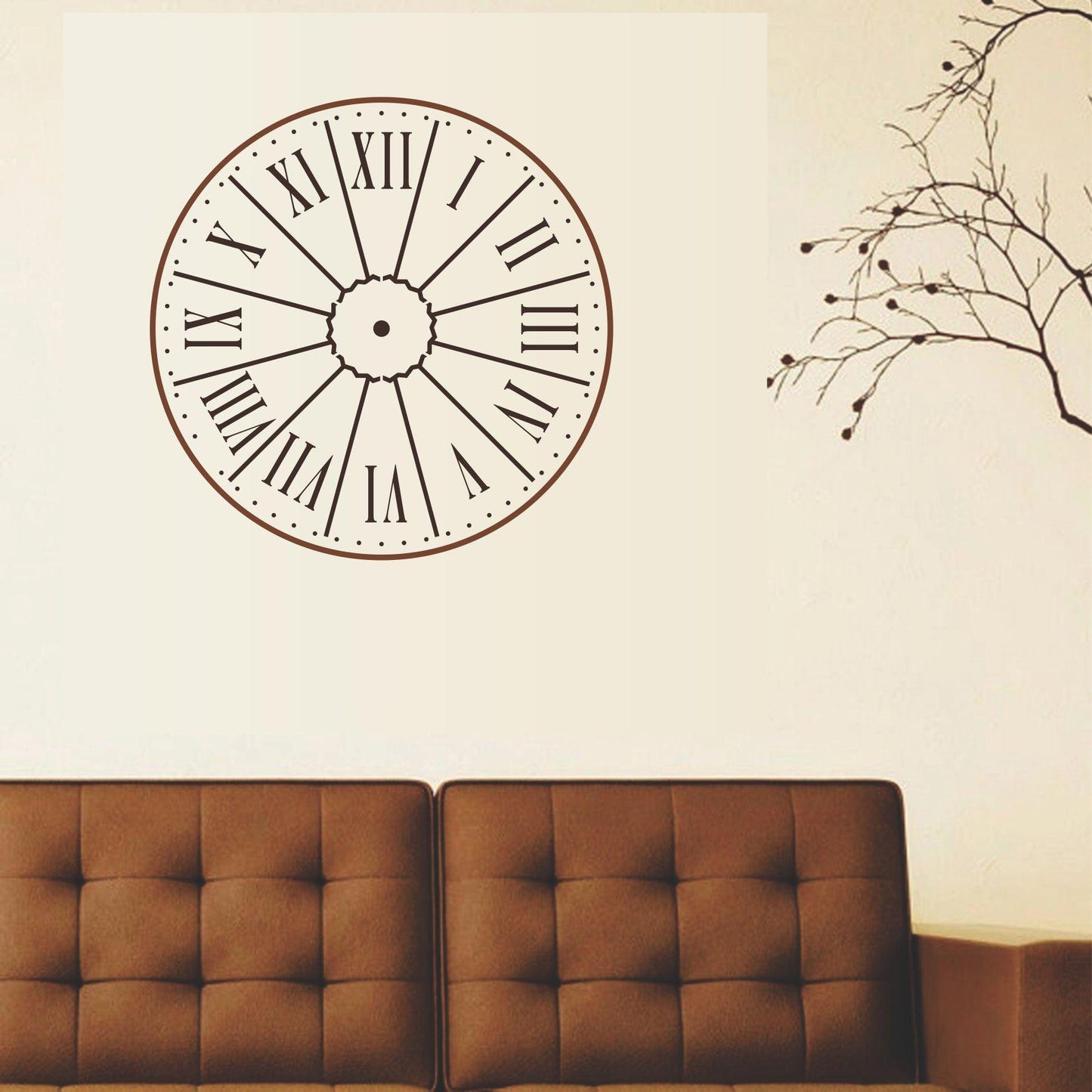 Clock Reusable Stencil For Canvas And Wall Painting
