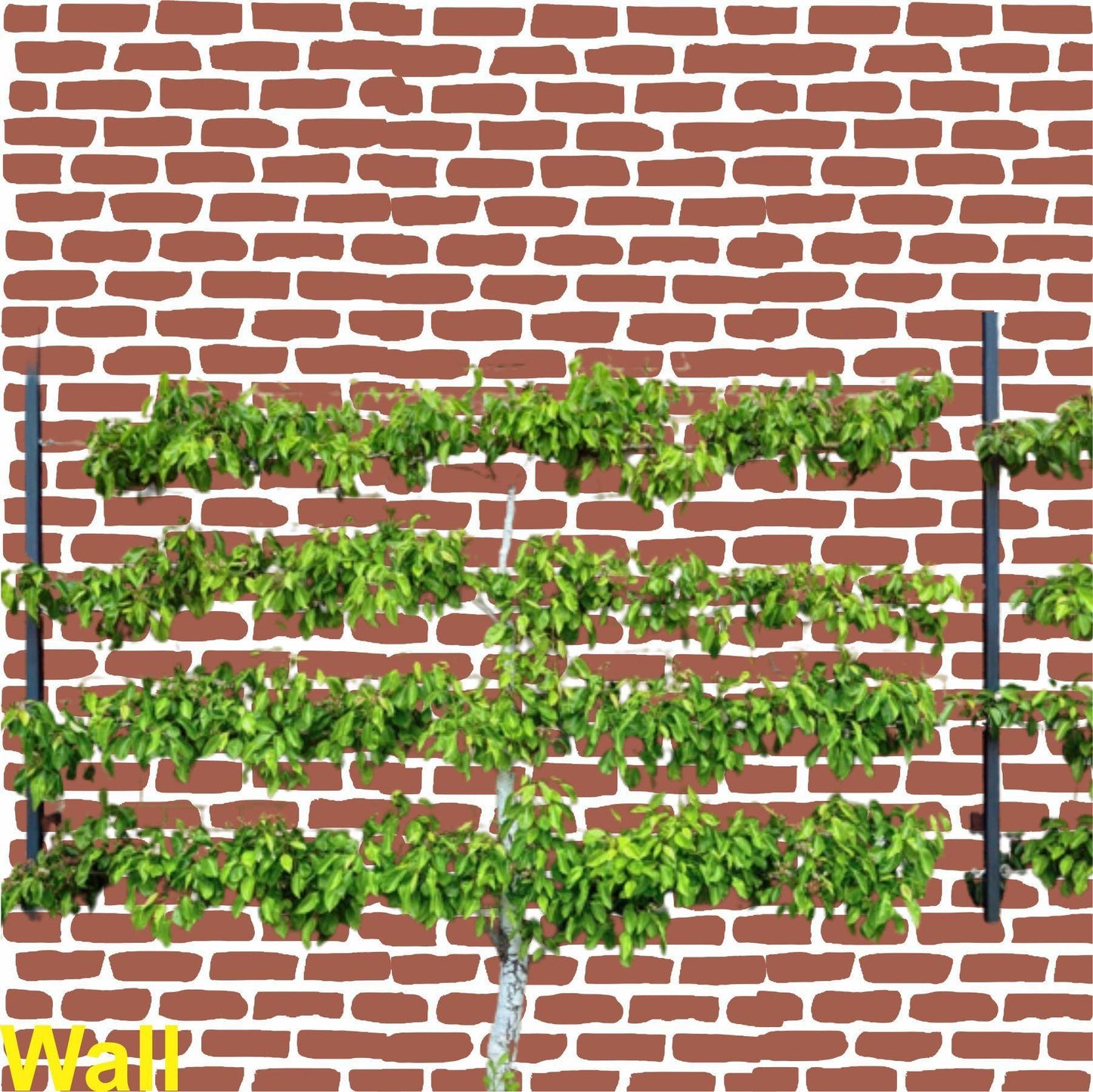 Brick Wall Reusable Stencil For Canvas And Wall Painting.ID #457