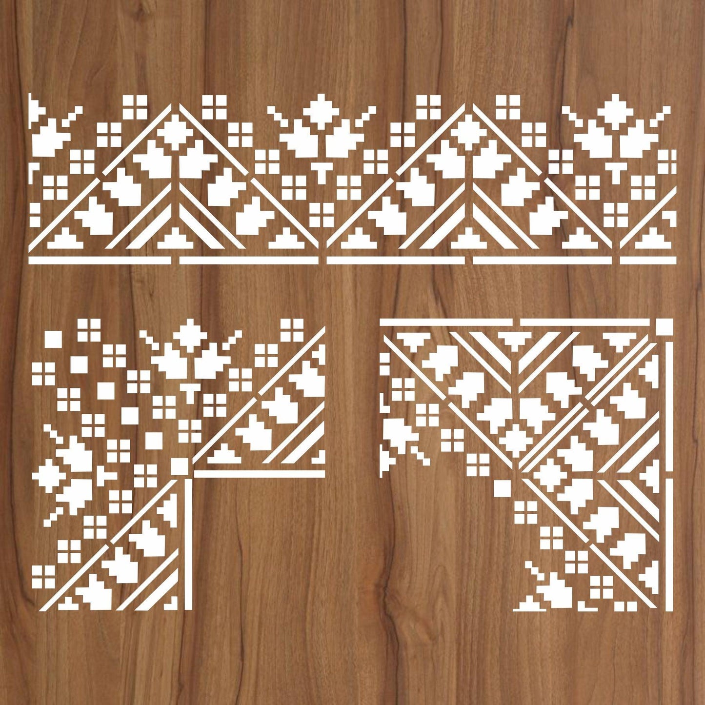 Indian Inlay(furniture and fabric) Reusable Stencil For Canvas And Wall Painting.ID#462