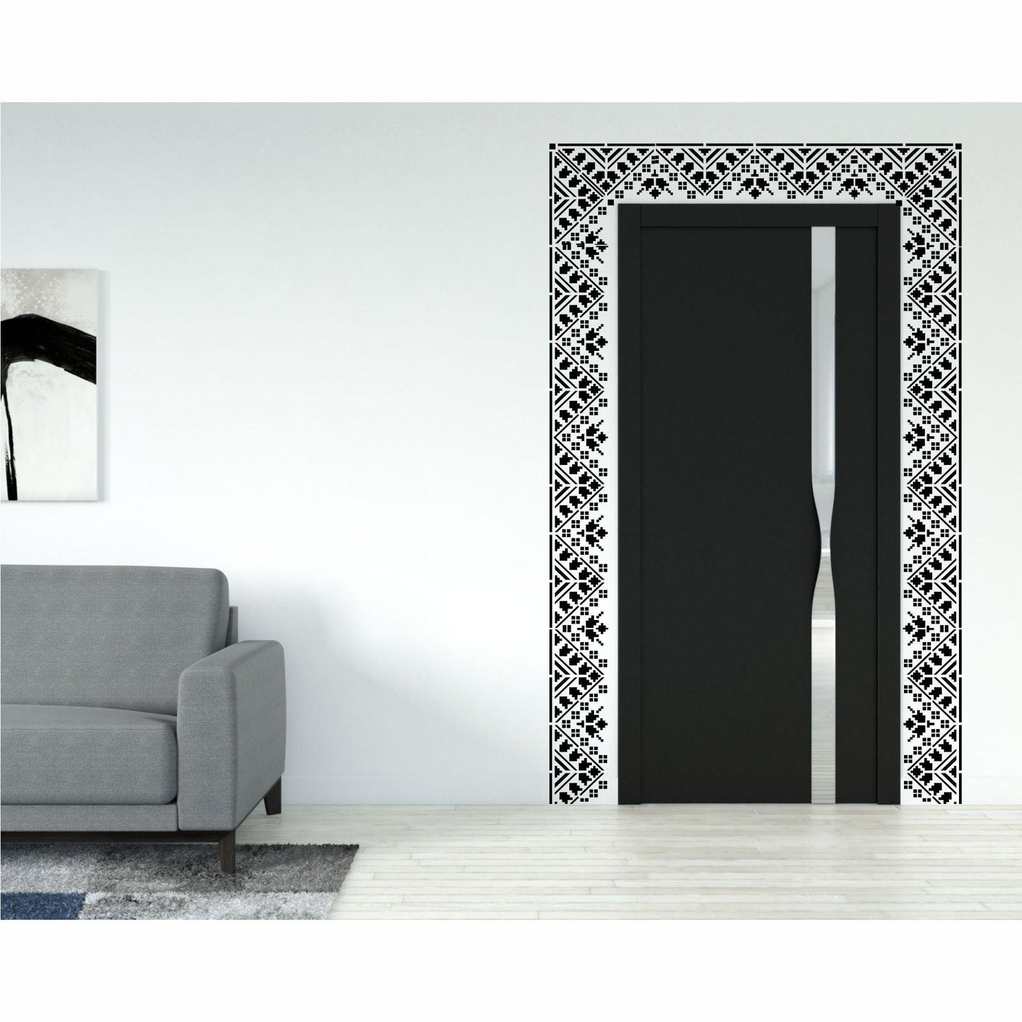 Indian Inlay(furniture and fabric) Reusable Stencil For Canvas And Wall Painting.ID#462