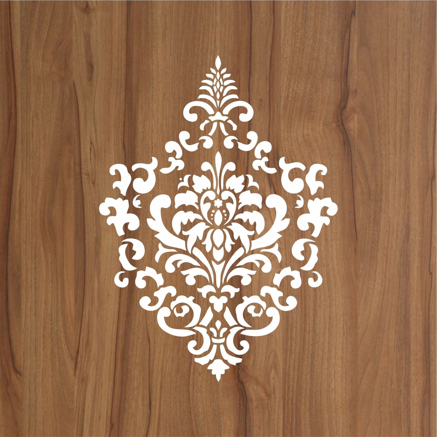 Vintage Damask Floral Reusable Stencil for Canvas and wall painting.ID #465