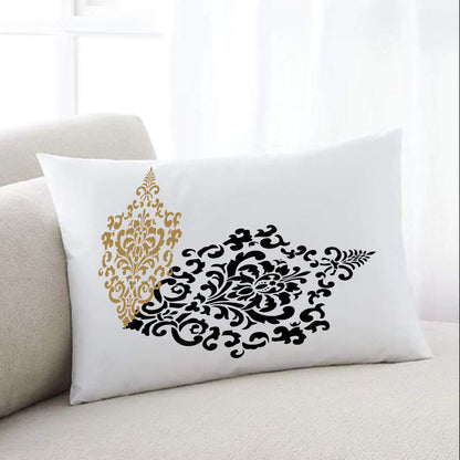 Vintage Damask Floral Reusable Stencil for Canvas and wall painting.ID #465