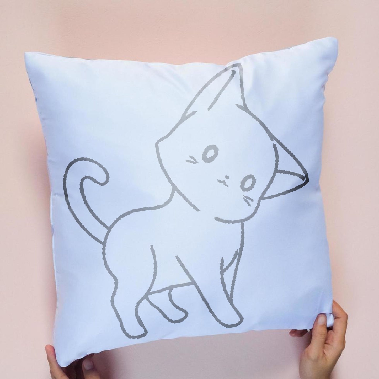 Cat Reusable Stencil For Canvas And Wall Painting.ID #478