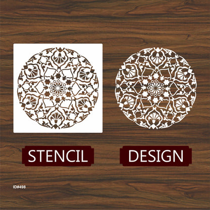 Mandala Stencil For Canvas And Wall Painting, Scrapbook Coloring Embossing, Wood, Furniture Home. ID #498