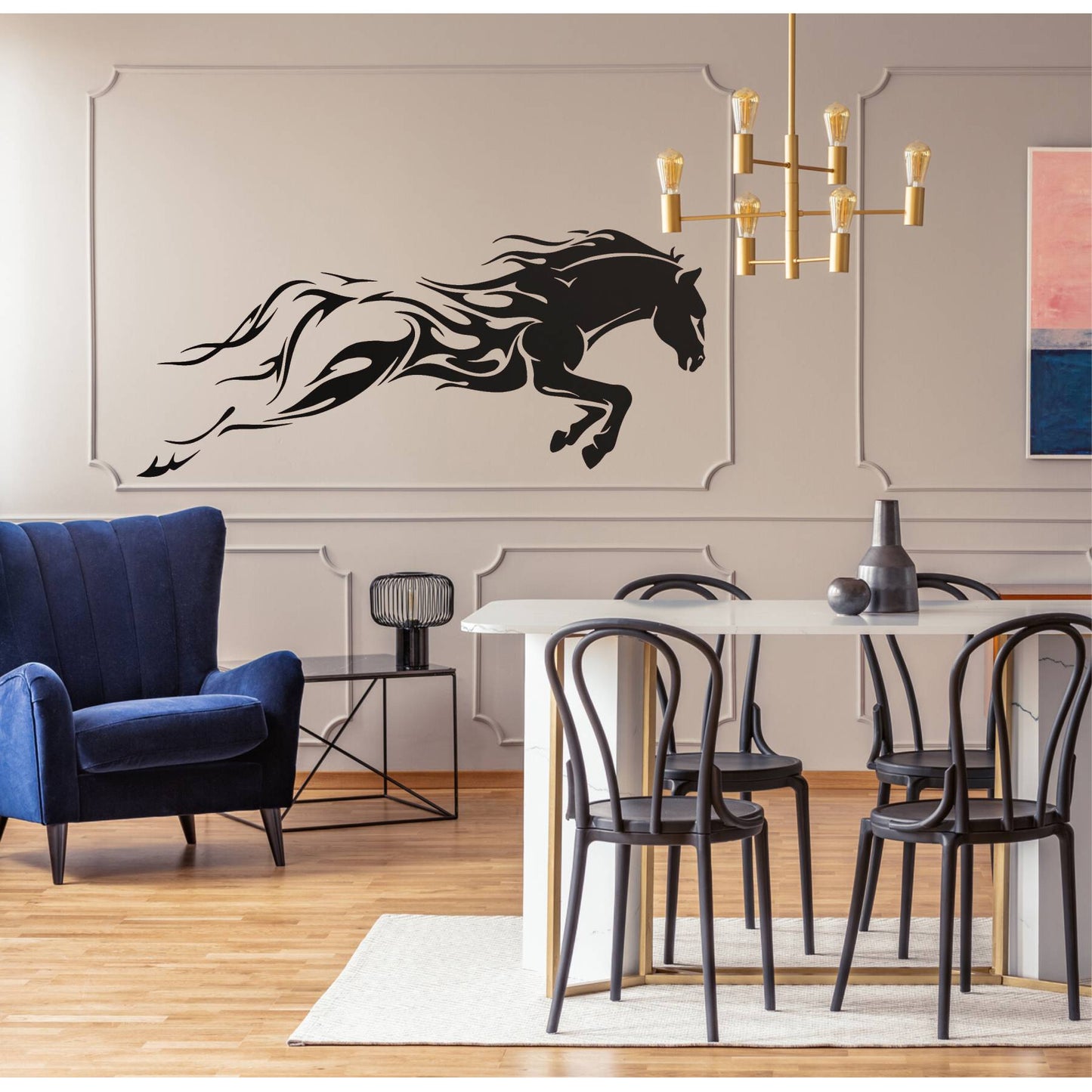 Horse Running Stencil Used for Wall Painting Scrapbooking Stamping Embossing Album Paper Card Template. ID #517