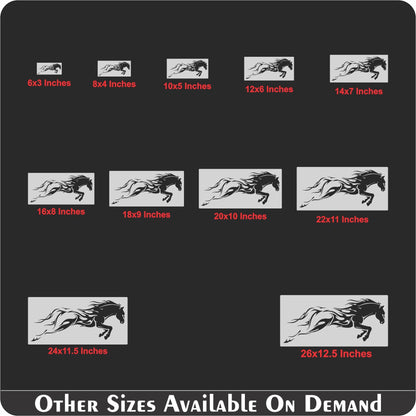 Horse Running Stencil Used for Wall Painting Scrapbooking Stamping Embossing Album Paper Card Template. ID #517