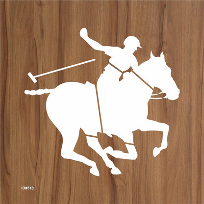Man on Horse Stencil Used for Canvas and Wall Painting Scrapbooking Stamping Embossing Album Paper Card Template. ID #518