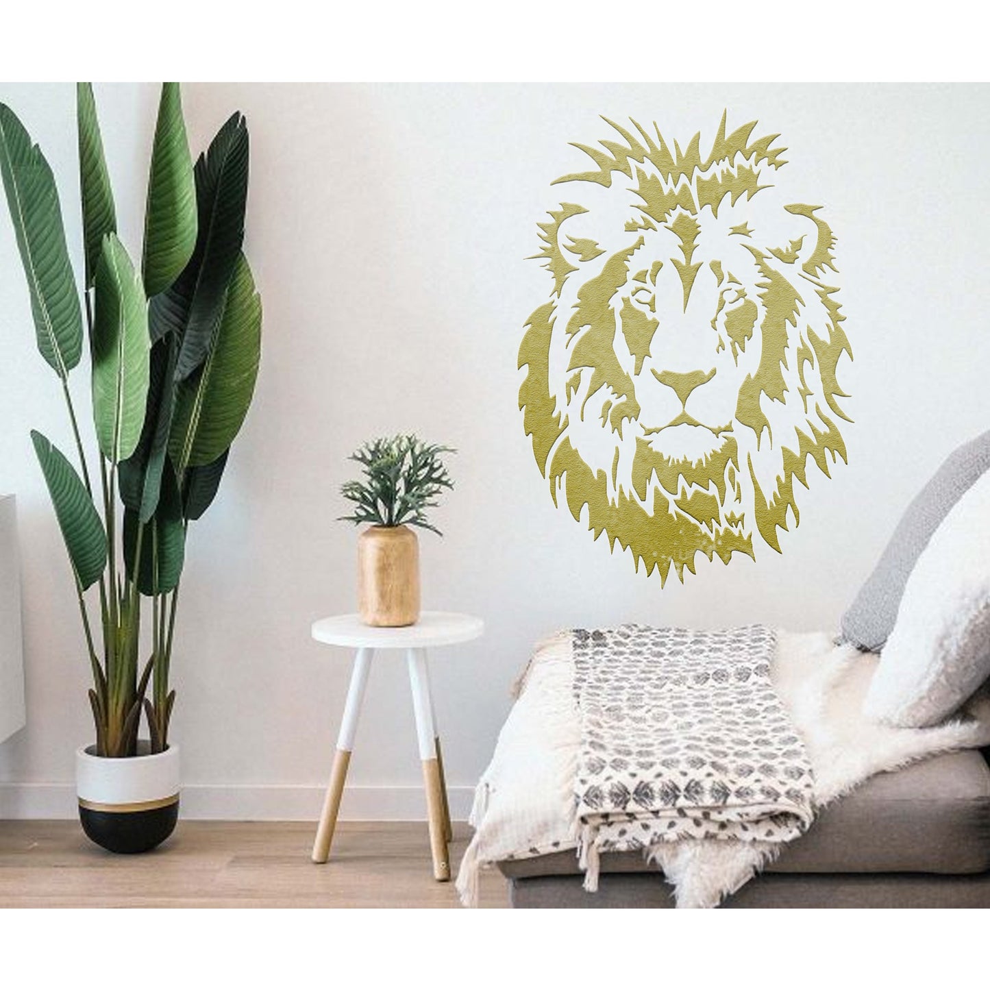 Lion Face Stencil Used for Canvas and Wall Painting Scrapbooking Stamping Embossing Album Paper Card Templatel. ID #519