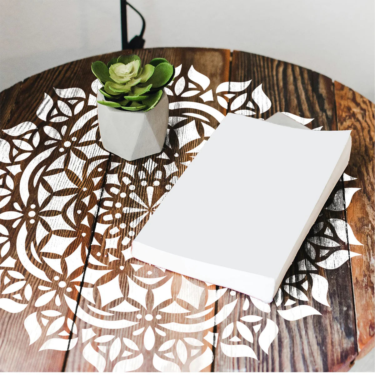 Mandala Art Reusable Stencil for Canvas and wall painting # ID 4
