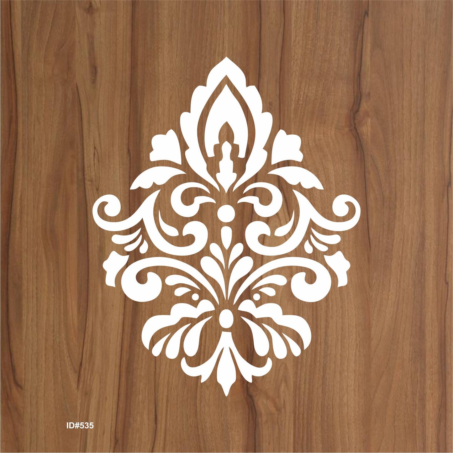Elegant Damask 2 for Painting on Wood, Canvas, Paper, Fabric, Floor, Wall. ID #535
