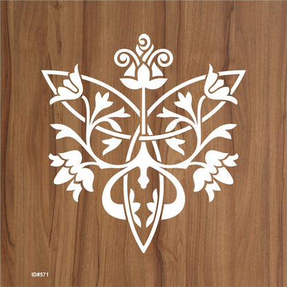 Damask Stencil Wall Painting Scrapbook Coloring Embossing Album Decorative Template. ID #571