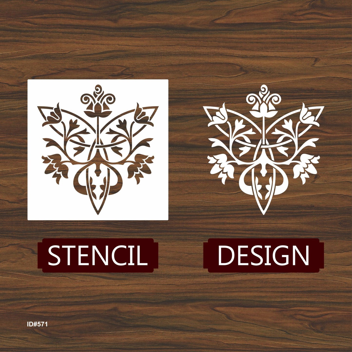 Damask Stencil Wall Painting Scrapbook Coloring Embossing Album Decorative Template. ID #571