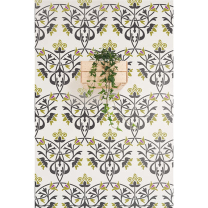 Damask Stencil Wall Painting Scrapbook Coloring Embossing Album Decorative Template. ID #571