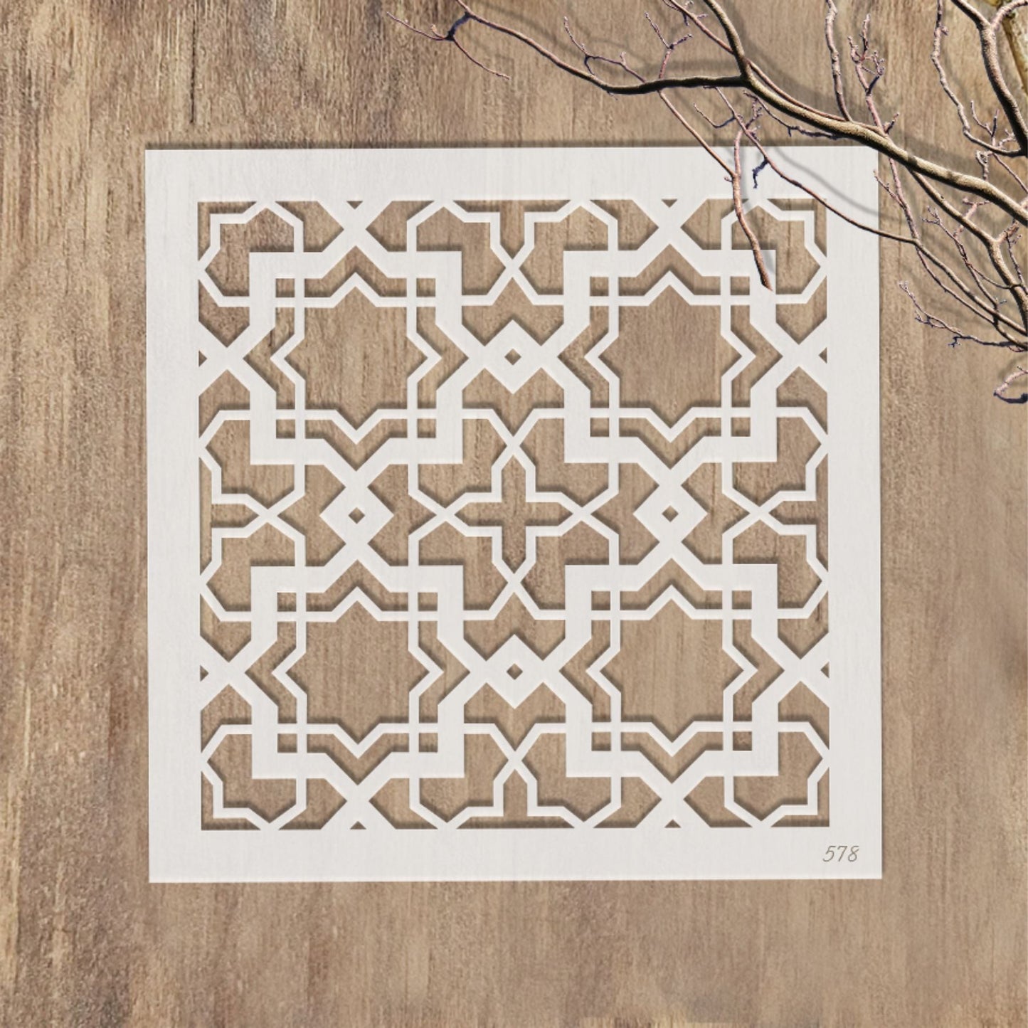 Islamic Geometric Pattern Stencils  Painting Scrapbook Coloring Embossing Album Decorative Template. ID #578 – ID# 232