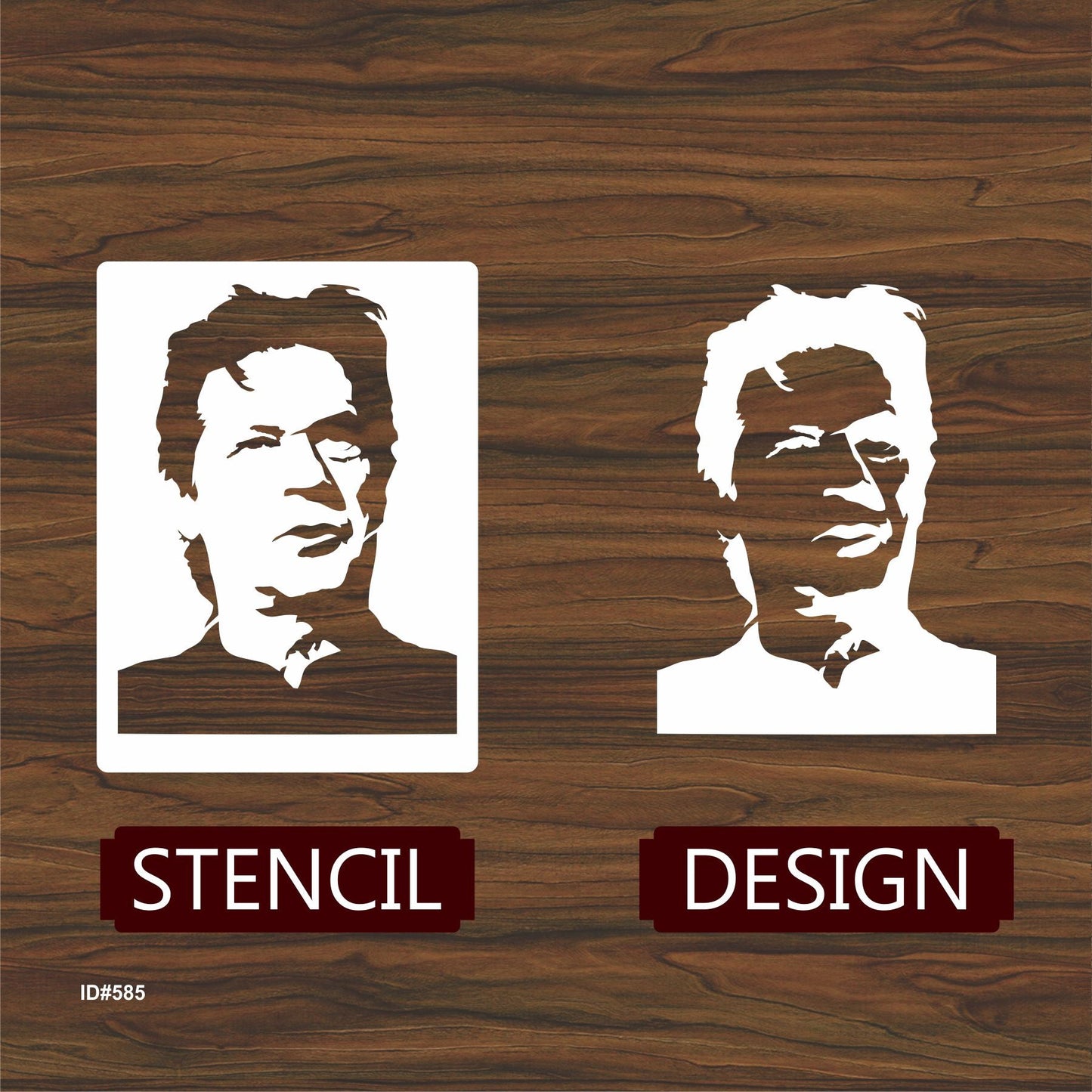 Imran khan unbreakable & reusable stencil for painting ,scrapbooking wall decoration.