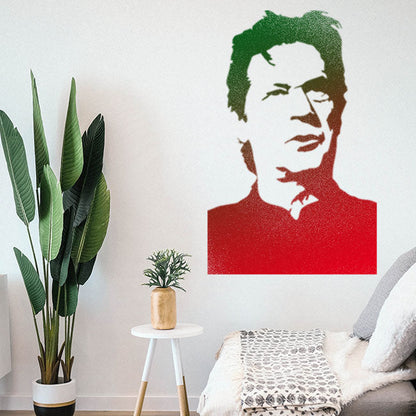 Imran khan unbreakable & reusable stencil for painting ,scrapbooking wall decoration.
