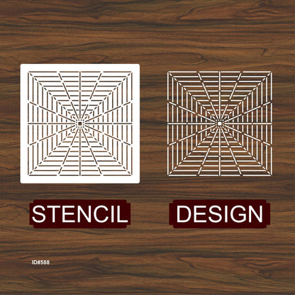Mandala Guideline Stencil Used for Tools for DIY Craft Furniture Wood Canvas Rocks Fabric Wall Art.ID#588