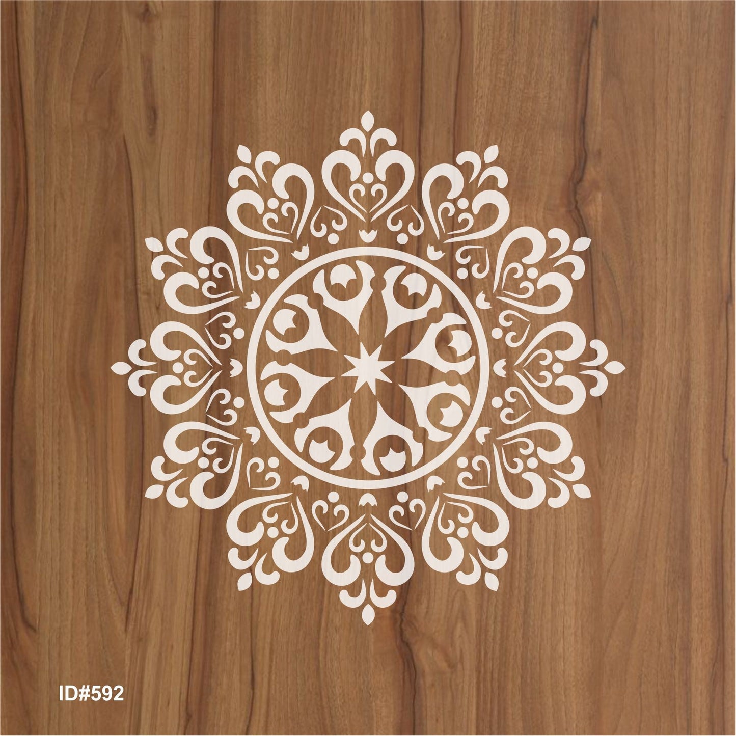 Mandala Pattern Stencil for design painting furniture design thick patterns plaster decorative