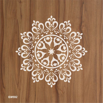 Mandala Pattern Stencil for design painting furniture design thick patterns plaster decorative
