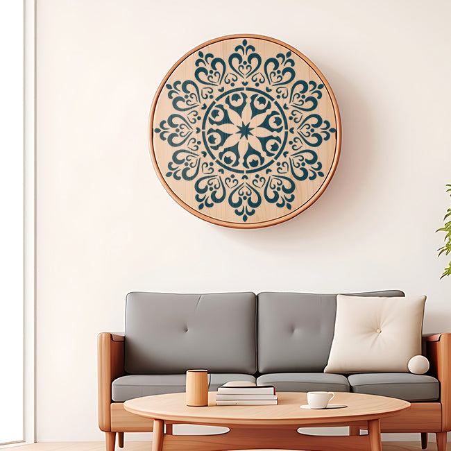 Mandala Pattern Stencil for design painting furniture design thick patterns plaster decorative