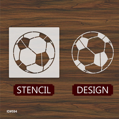 Football Stencil for Painting Embossed Paper Card Decorate. ID#594 – ID# 244
