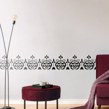 Floral & Bird Multi-Design Stencil for Wall, Wood, Fabric & Furniture Art – ID#595