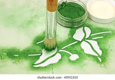 3Pcs/Set Wooden Stencil Brush Soft Bristle Brushes for  Acrylic Watercolor Oil Painting