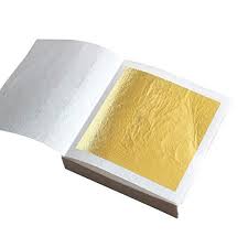25 sheets foil paper Multi Purpose Aluminium leaf 14x14 cm each leaf  size