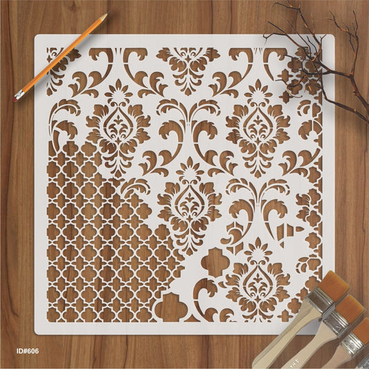 Cadence Universal Pattern Stencil Painting Scrapbook Coloring Embossing Album Decor Template. ID #606