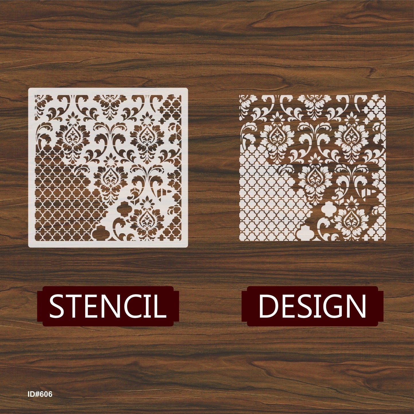 Cadence Universal Pattern Stencil Painting Scrapbook Coloring Embossing Album Decor Template. ID #606 – ID# 235