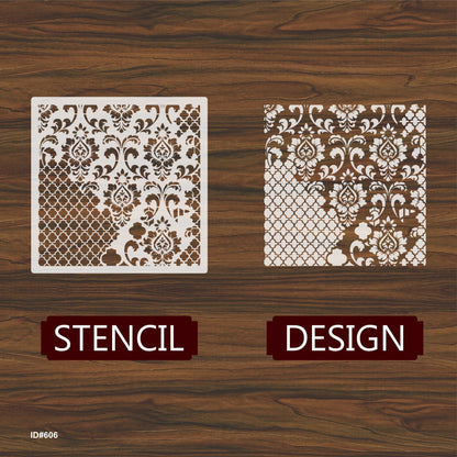 Cadence Universal Pattern Stencil Painting Scrapbook Coloring Embossing Album Decor Template. ID #606 – ID# 235