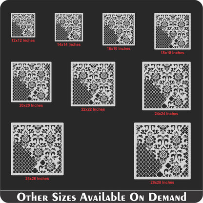 Cadence Universal Pattern Stencil Painting Scrapbook Coloring Embossing Album Decor Template. ID #606 – ID# 235